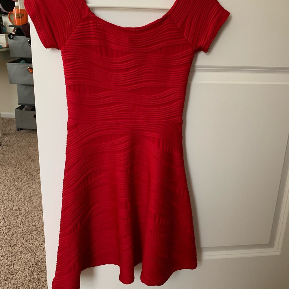 Forever 21 Mid-Length Red Dress